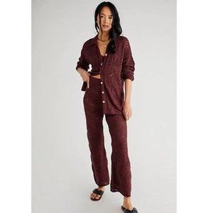 Free People Beach Get Away Fauxchet Cardigan NWOT